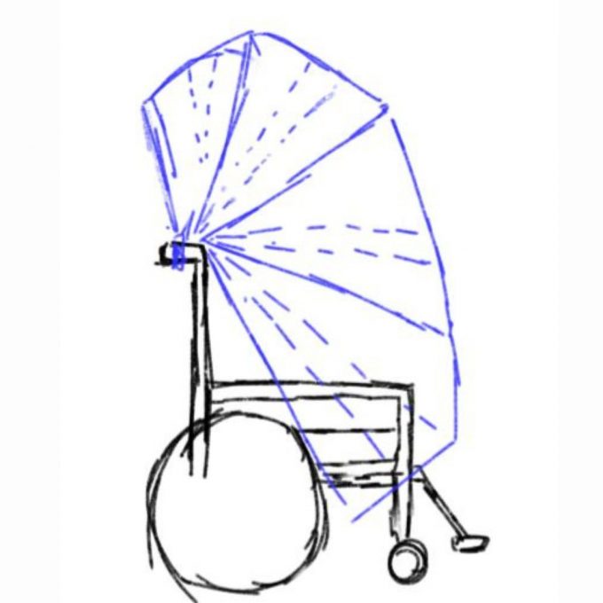 A10 1 cover Team A10 - TLL : Wheelchair Umbrella
